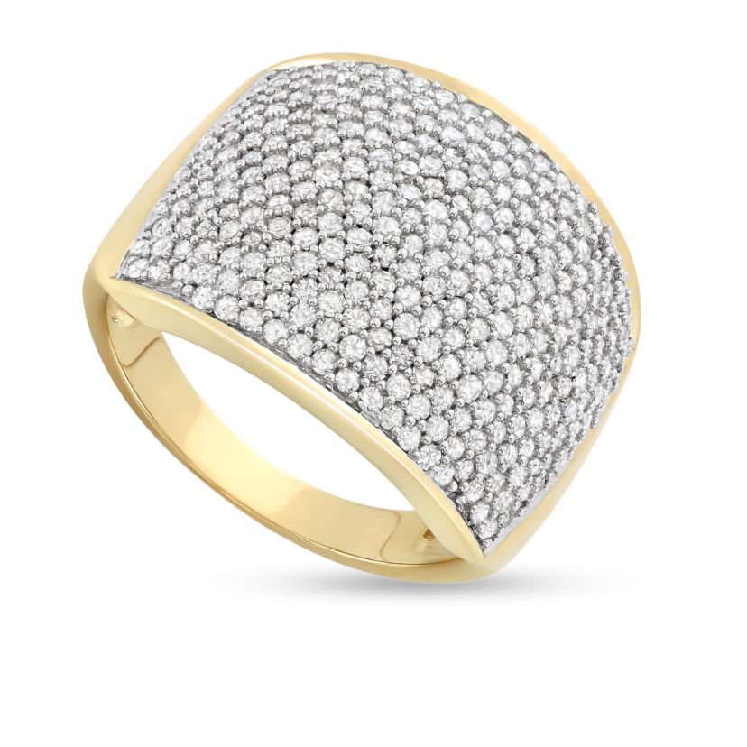1 1/2 CTTW Diamond Band in 10KY