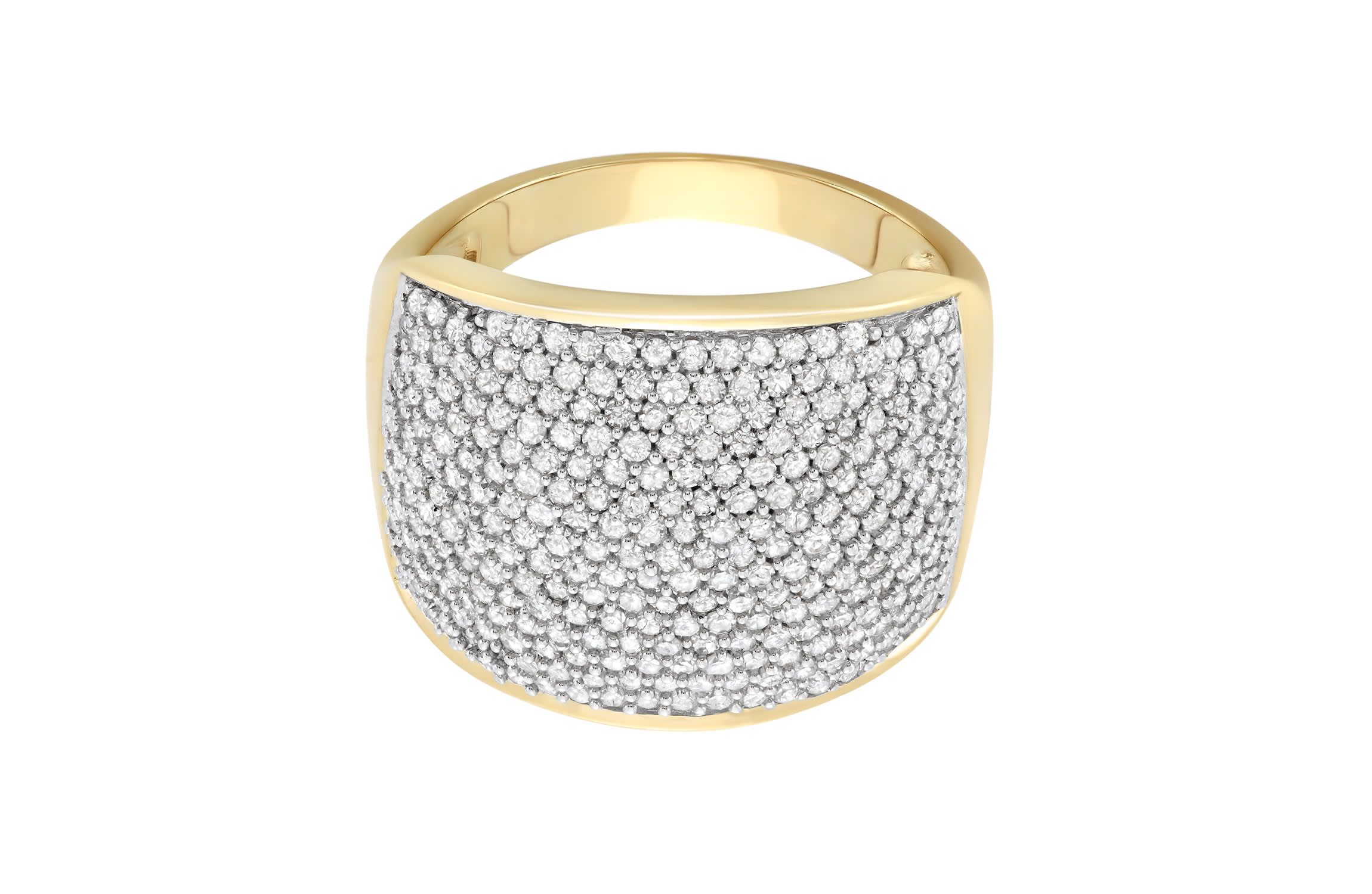 1 1/2 CTTW Diamond Band in 10KY