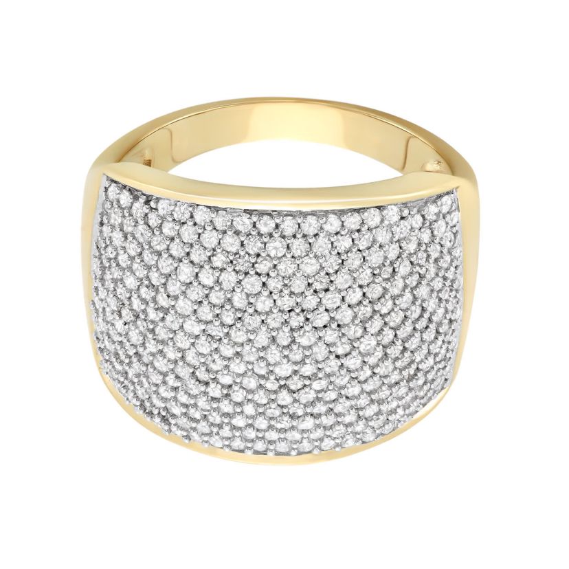 1 1/2 CTTW Diamond Band in 10KY