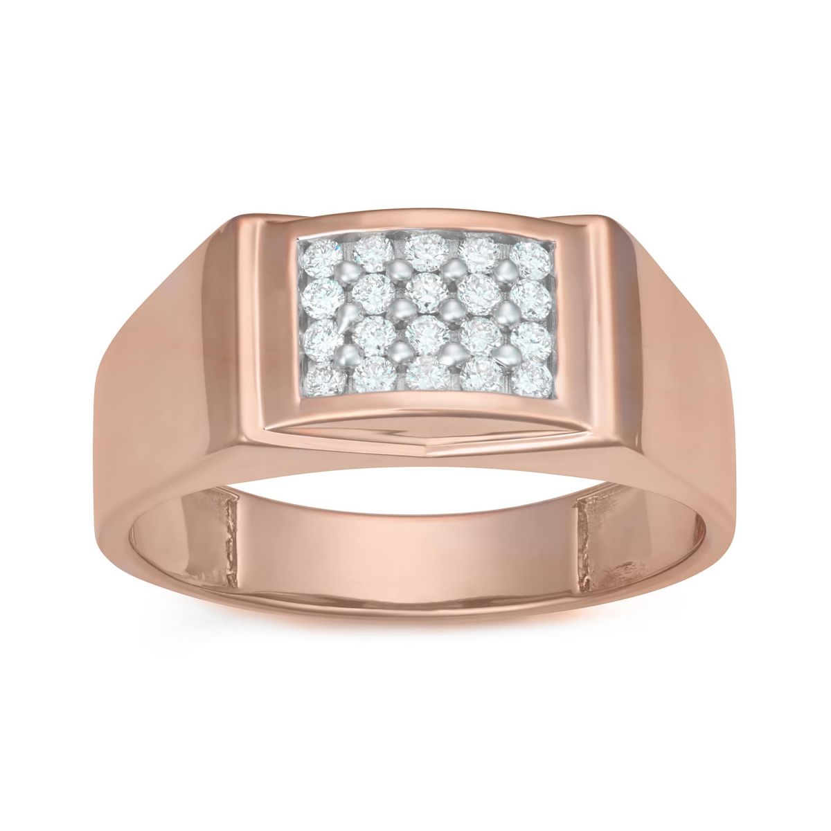 Lab Created 0.30CTTW DIAMOND MENS RING IN RGOS