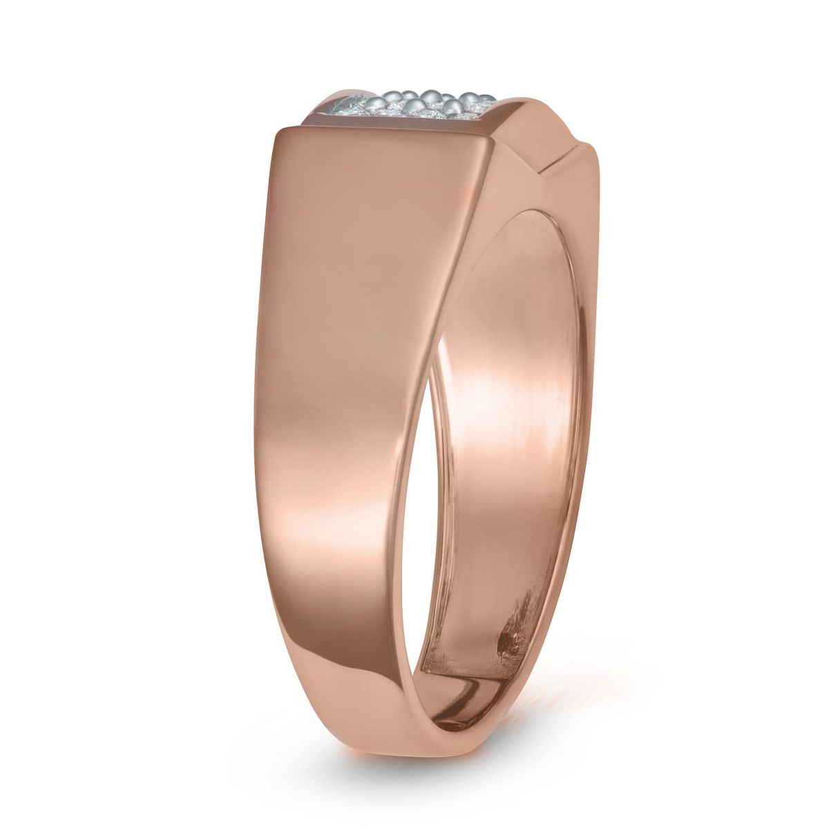 Lab Created 0.30CTTW DIAMOND MENS RING IN RGOS