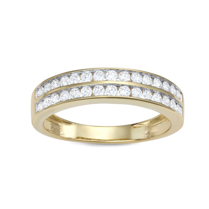 Lab Created 0.50 CTTW DIAMOND BAND IN 10KY