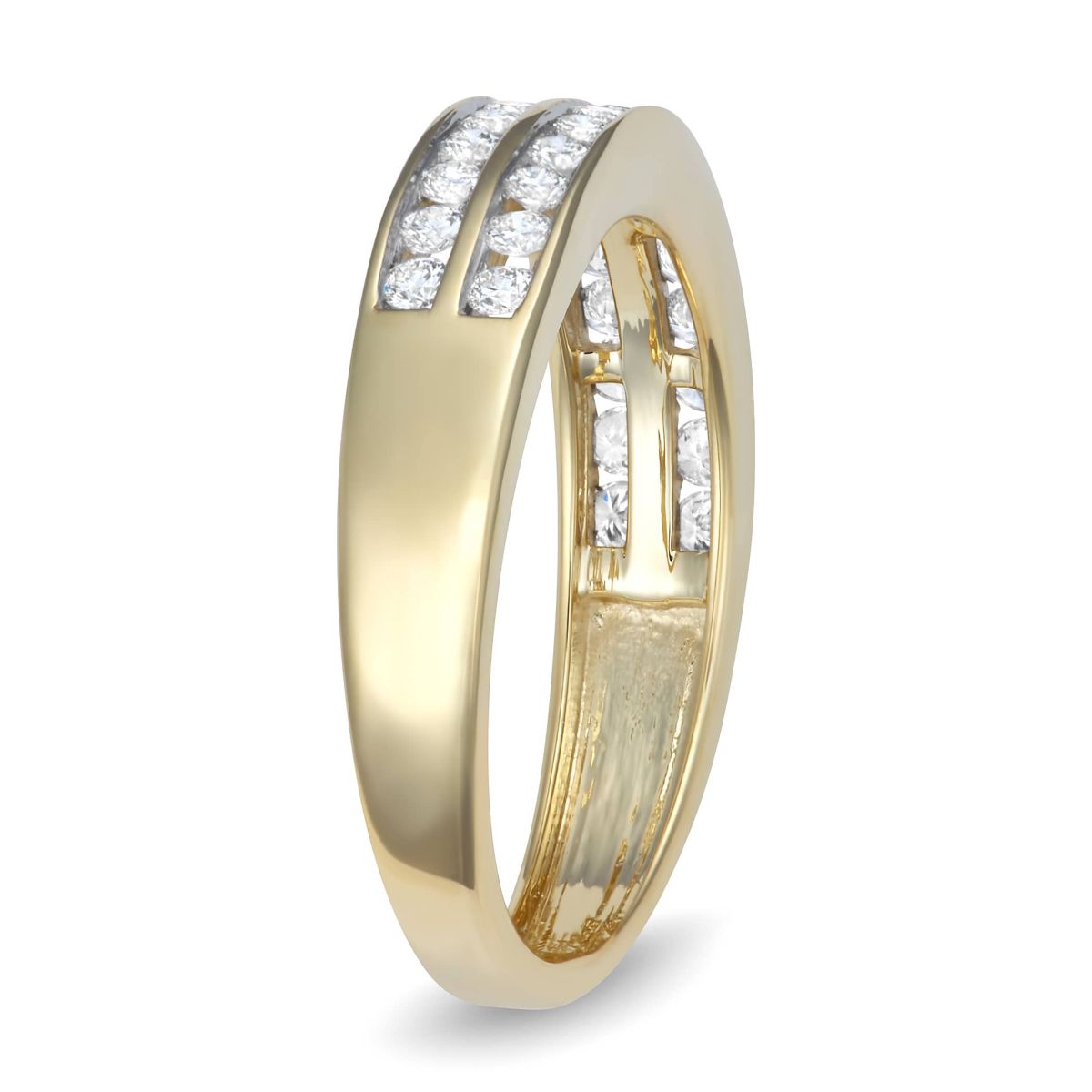 Lab Created 0.50 CTTW DIAMOND BAND IN 10KY