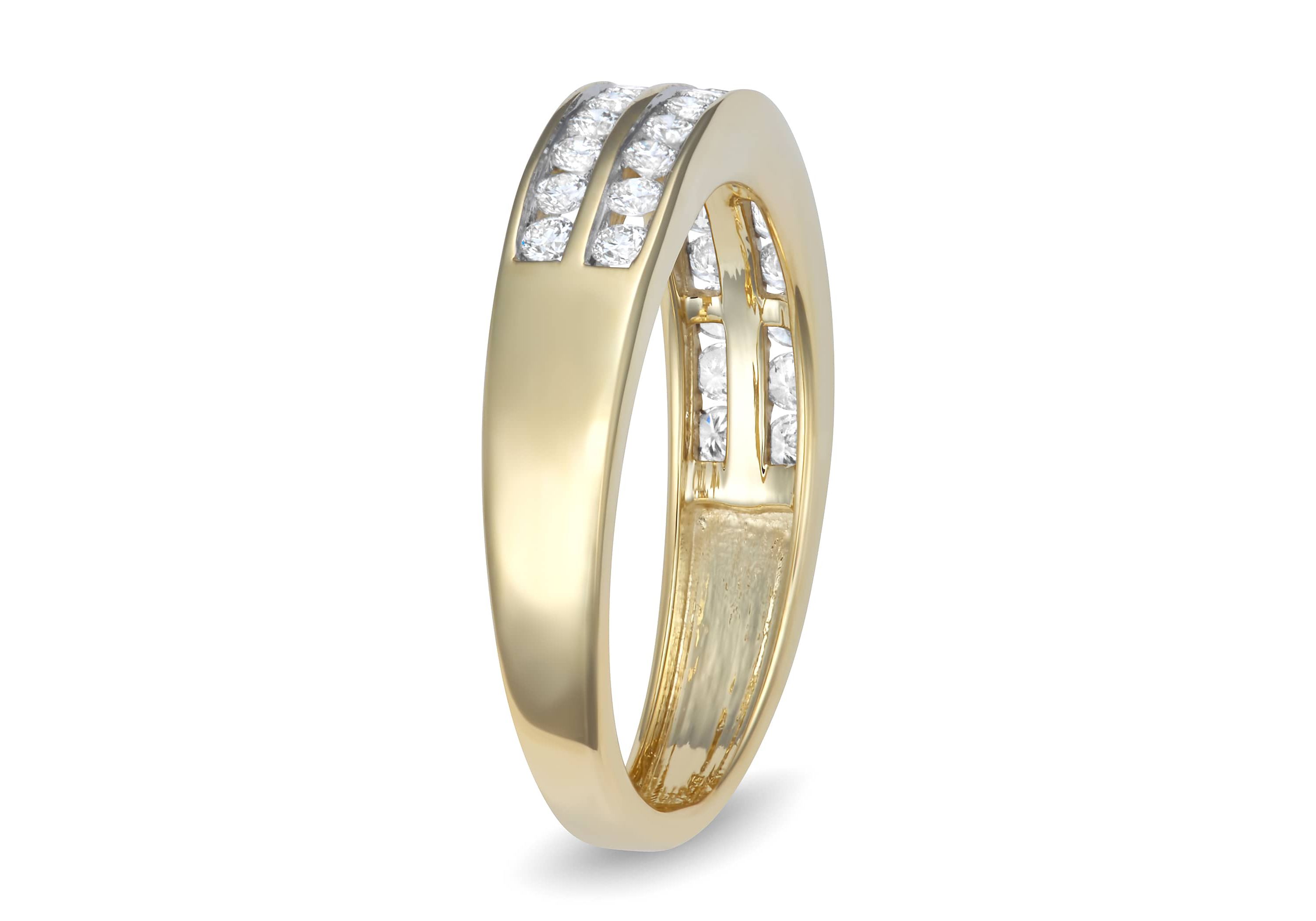 Lab Created 0.50 CTTW DIAMOND BAND IN 10KY