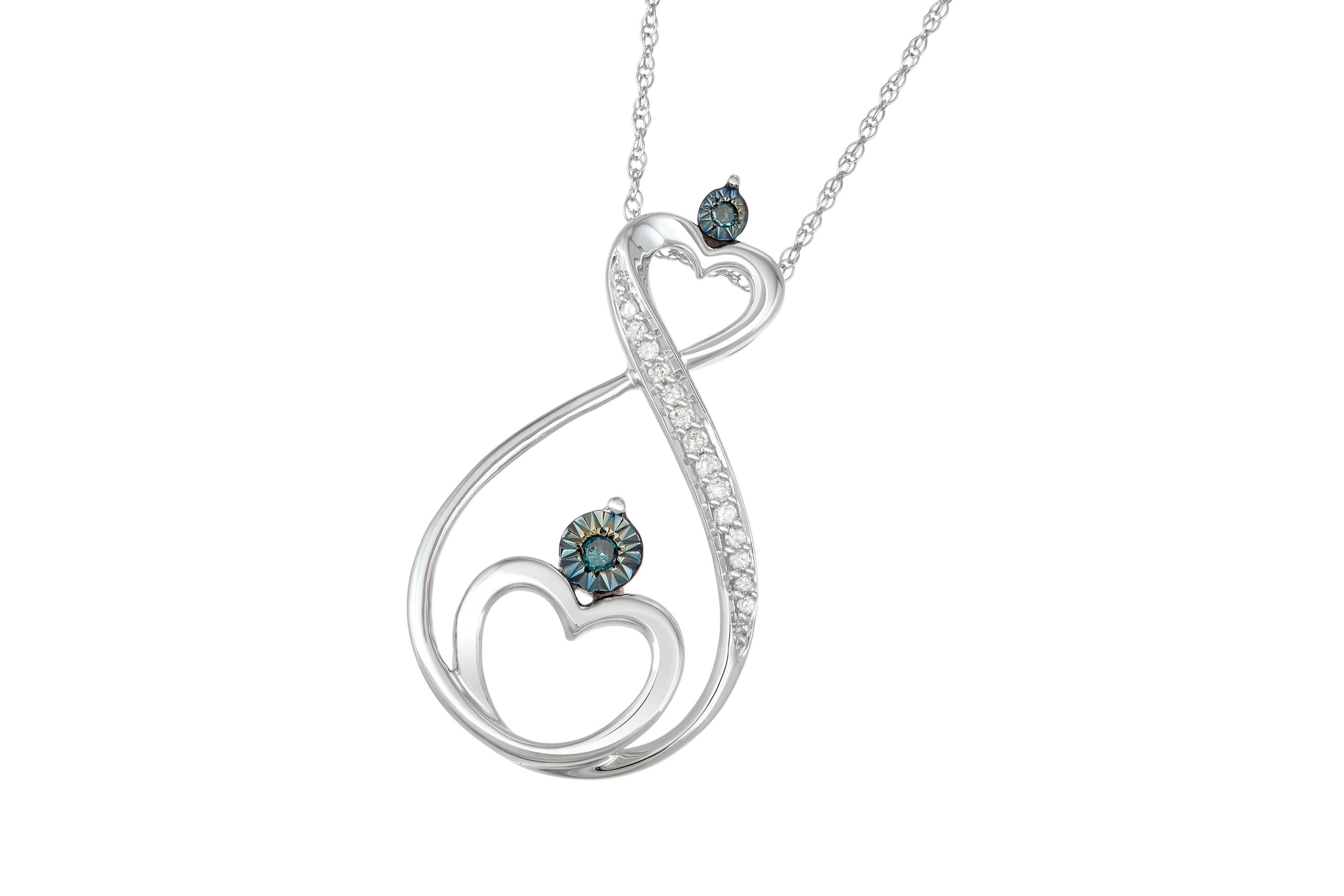 1/10 CTTW Mom Heart Pendant in 10KW