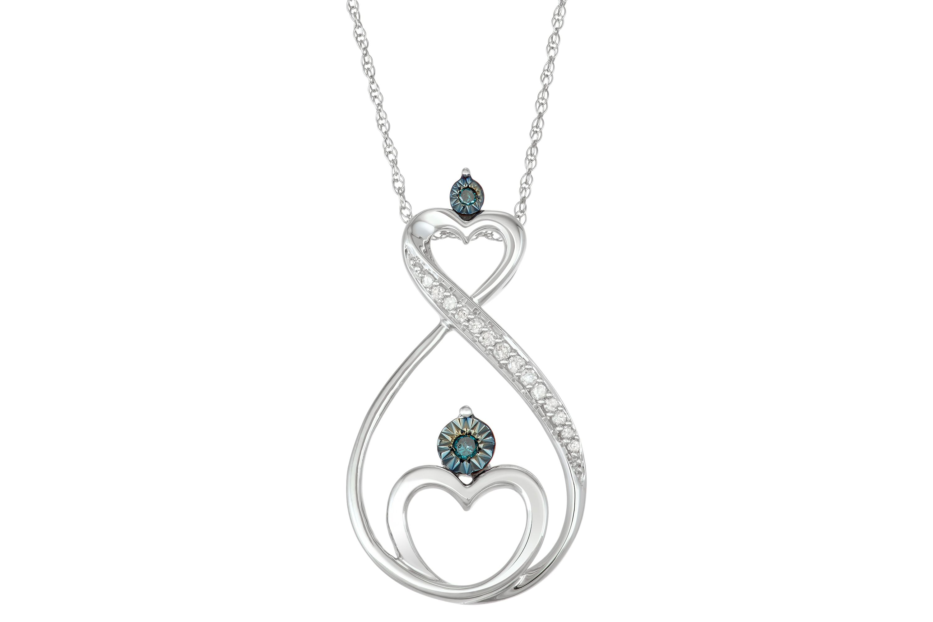 1/10 CTTW Mom Heart Pendant in 10KW