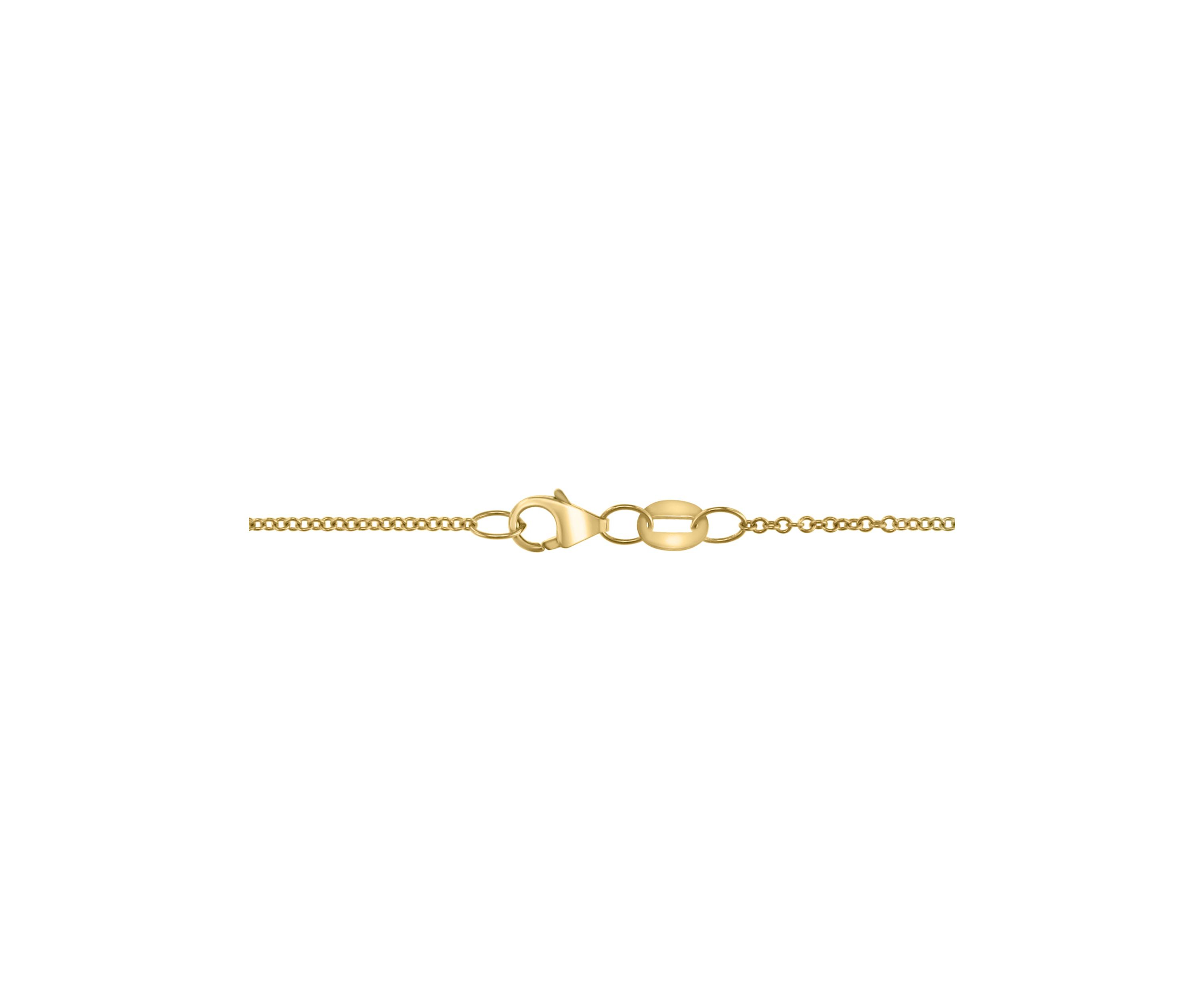 Diamond, Lapis and Malachite Fish Pendant in 14K Yellow Gold