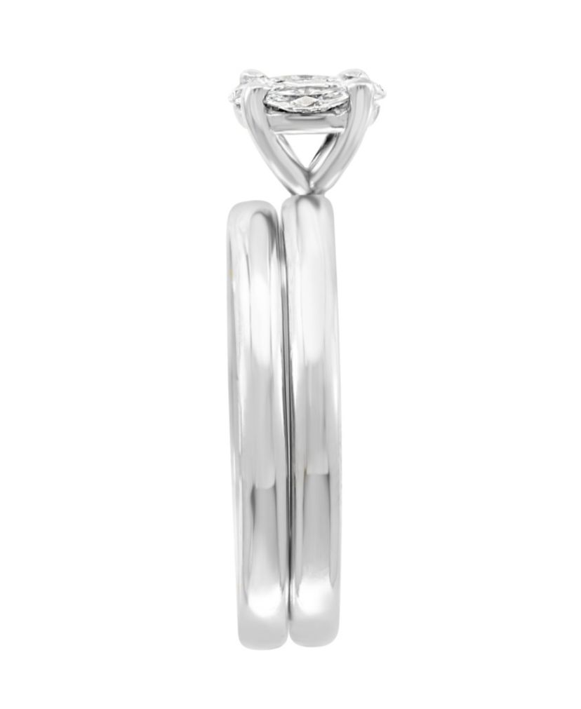Diamond Ring Set In 14K White Gold