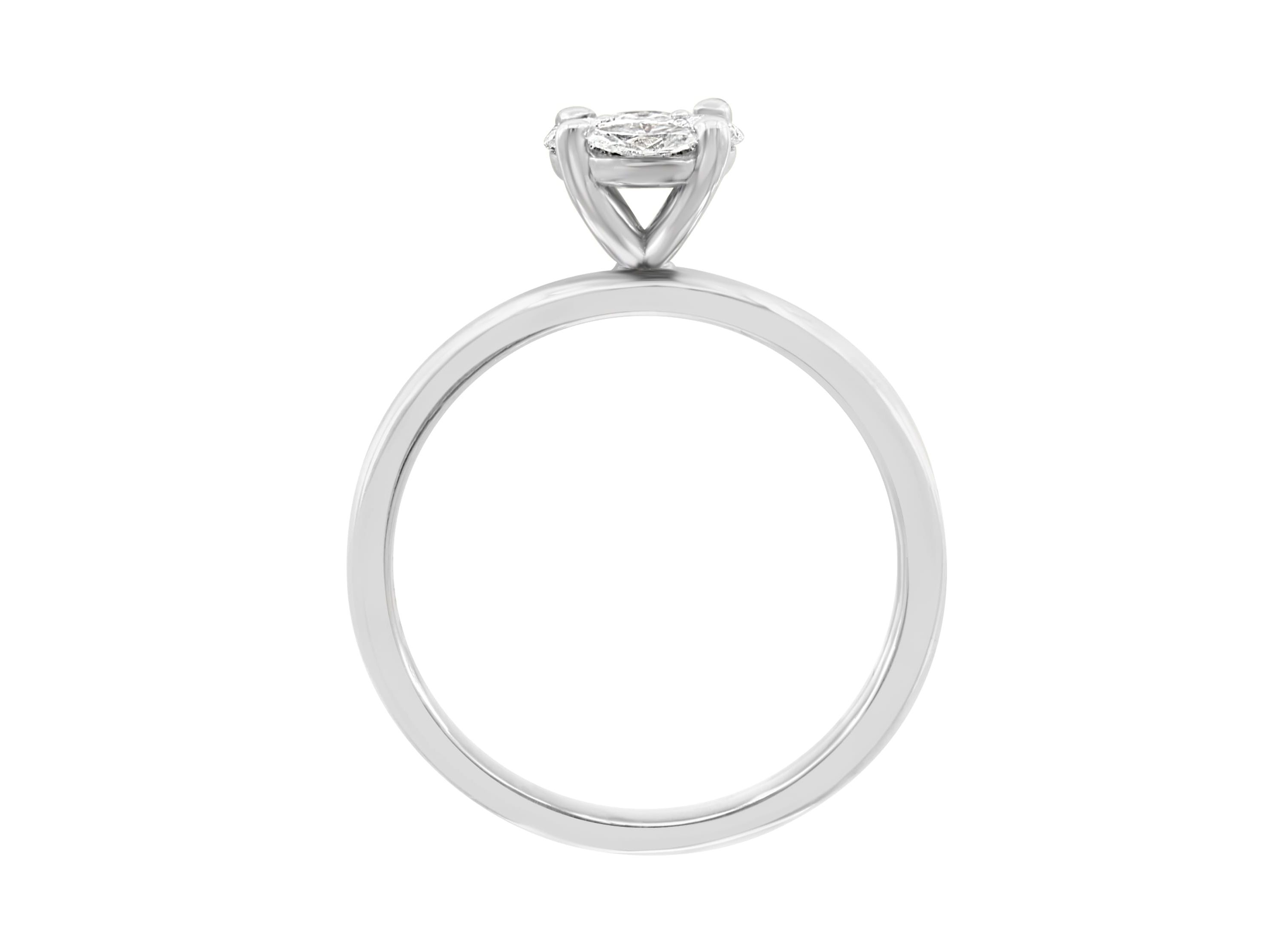 Diamond Ring Set In 14K White Gold