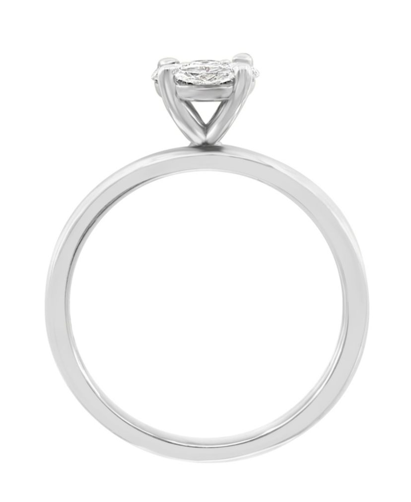Diamond Ring Set In 14K White Gold