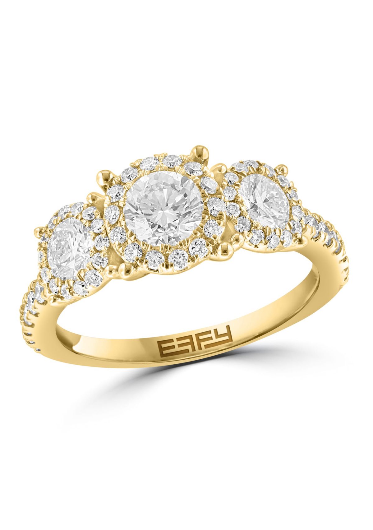 Lab Created Diamond Ring in 14K Yellow Gold