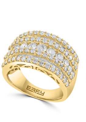 Effy Diamond Ring in 14K Yellow Gold, 7 -  0191120223827