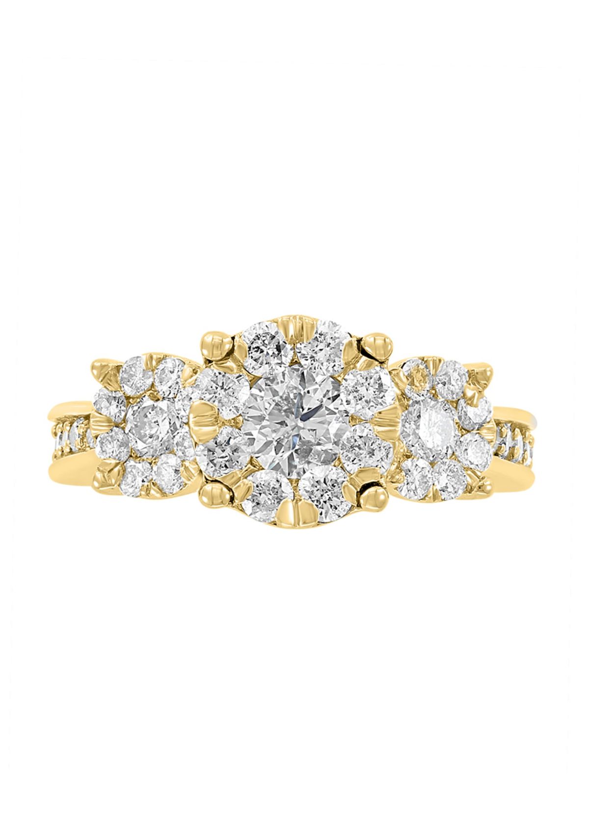 Diamond Ring in 14K Yellow Gold