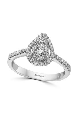 Effy Diamond Ring In 14K White Gold