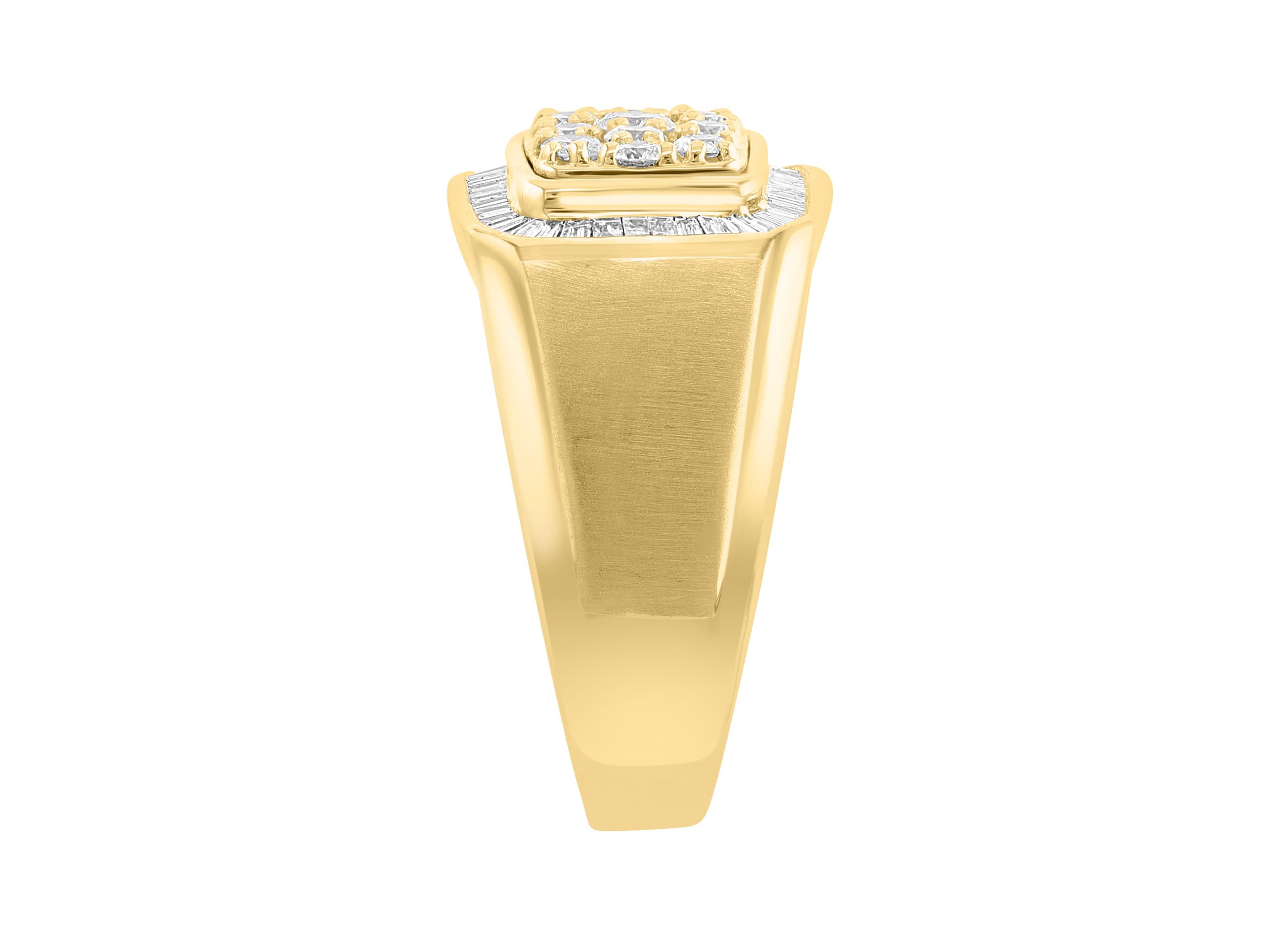 Diamond Ring In 10K Yellow Gold
