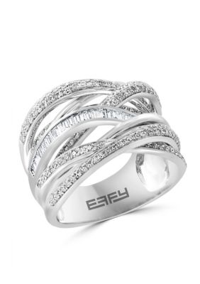 Effy Diamond Ring In 14K White Gold -  5400489WZ0FA57DD3