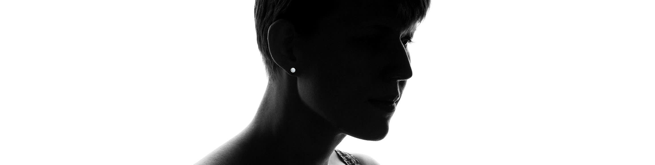 3/5Ctw Diamond Cluster Earring Set In 925 Sterling Silver