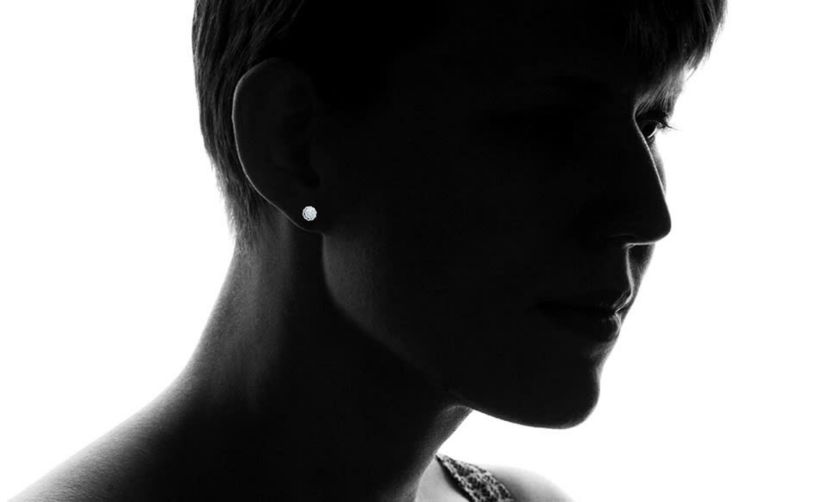 3/5Ctw Diamond Cluster Earring Set In 925 Sterling Silver