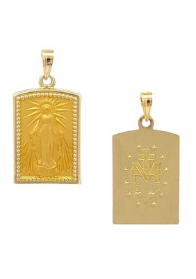 14K Yellow Gold Miraculous Medal