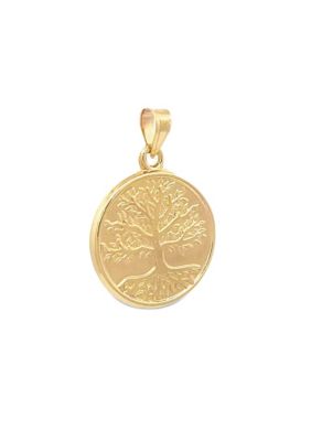 14K Yellow Gold Tree of Life Charm