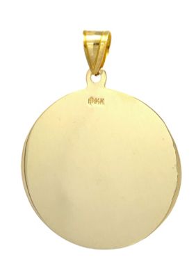 14K Yellow Gold Saint Patrick Medal