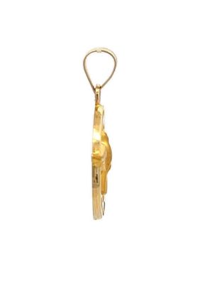 14K Yellow Gold Holy Spirit Medal