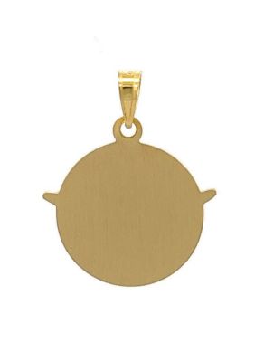 14K Yellow Gold Holy Spirit Medal