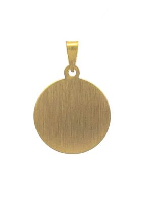 14K Yellow Gold Sacred Heart of Jesus Medal