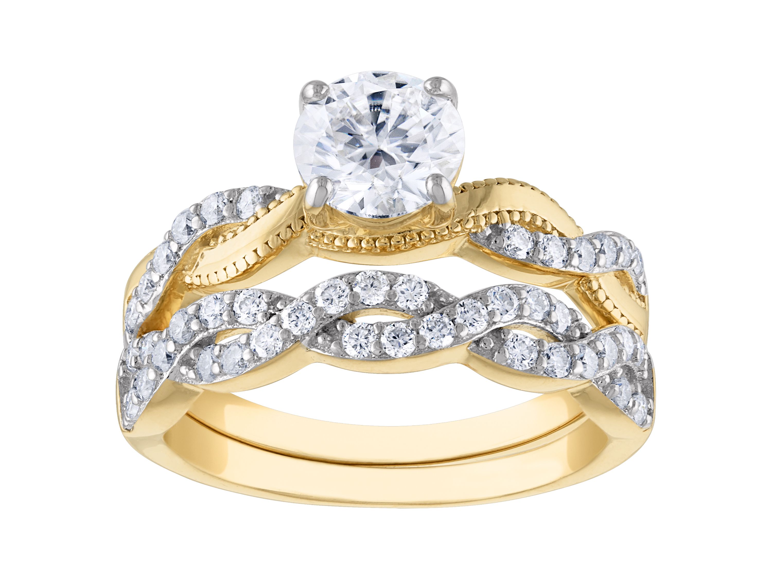 Lab Created Sterling Silver Created Moissanite Ring