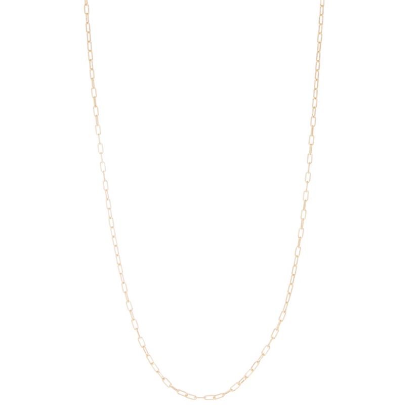 Gold-Filled 2.5mm Paper Clip Necklace