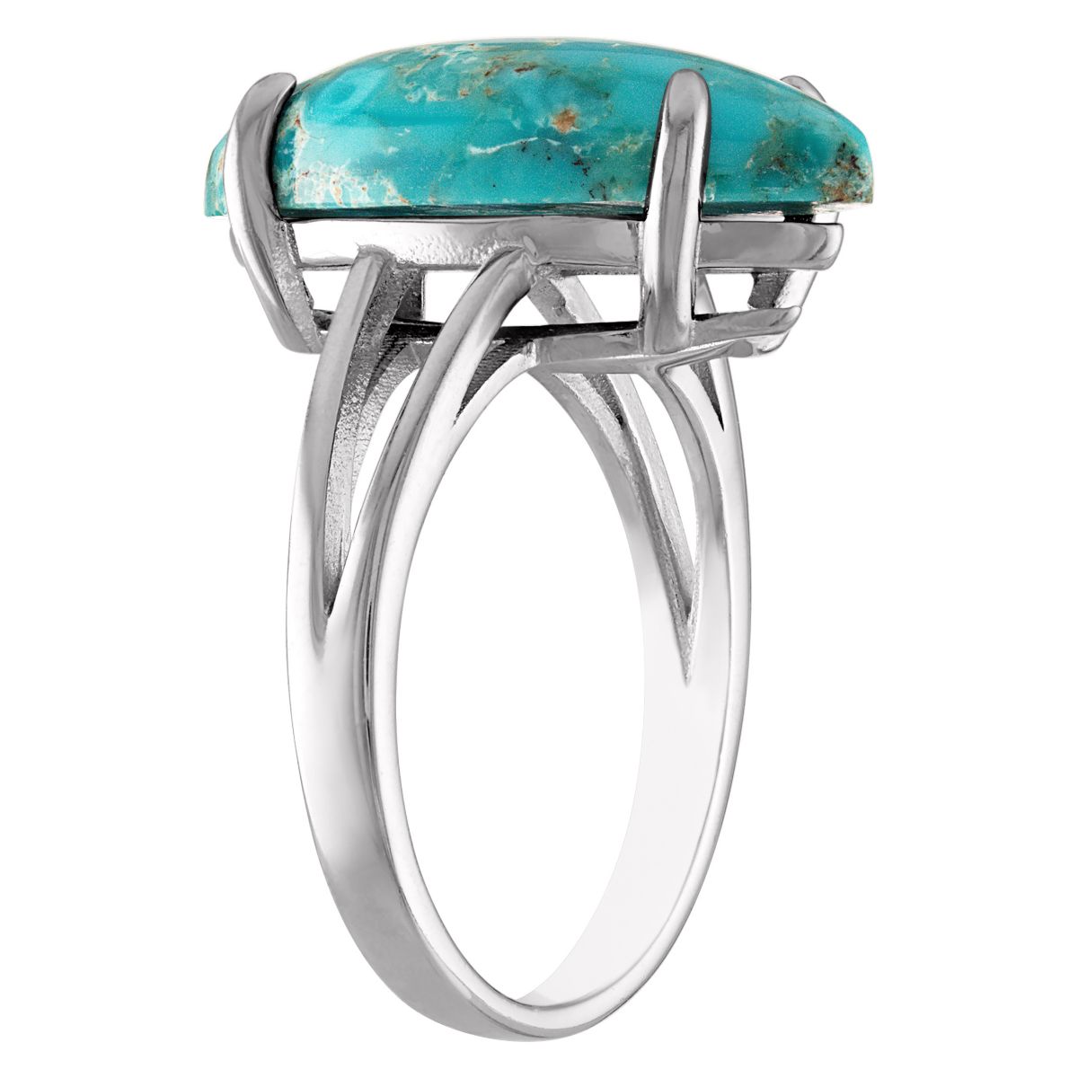 Sterling Silver Copper Turquoise Ring