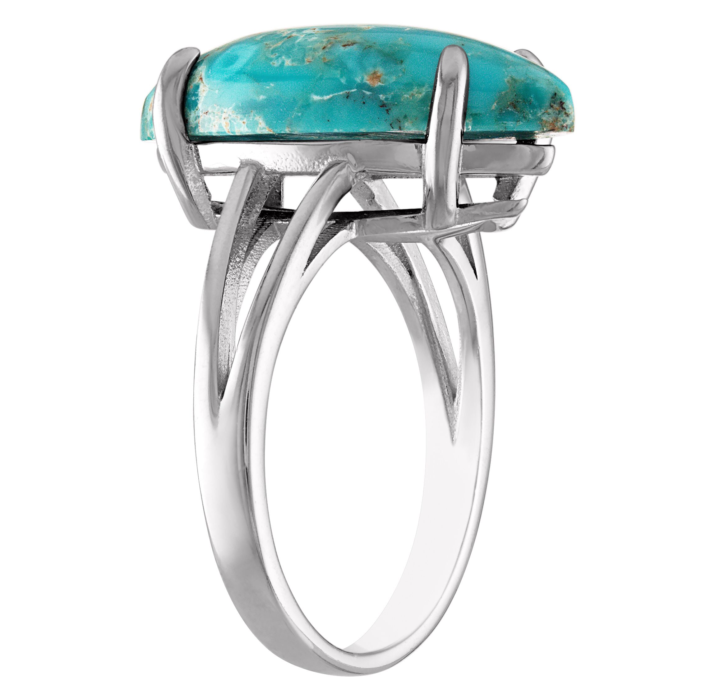 Sterling Silver Copper Turquoise Ring