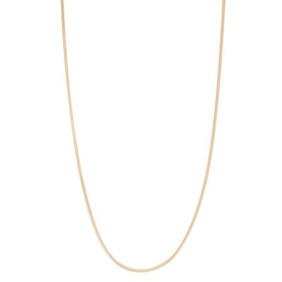 Jordan Blue NYC Gold-Filled 2mm Snake Necklace, Yellow, 24 in