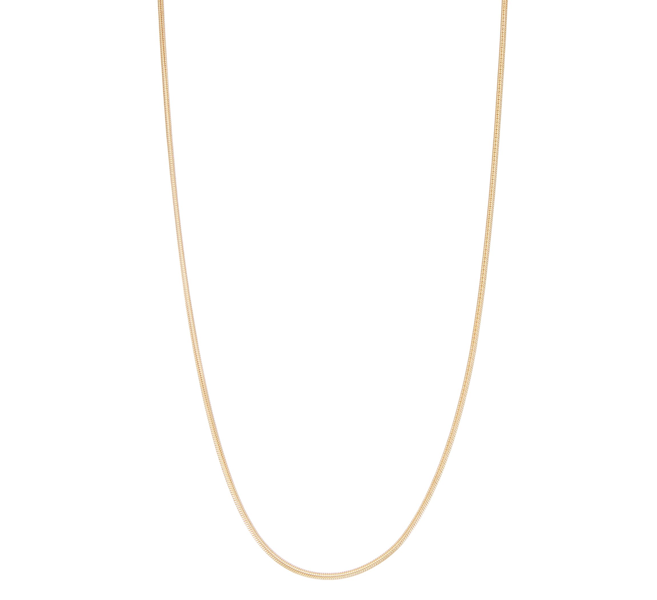 Gold-Filled 2mm Snake Necklace