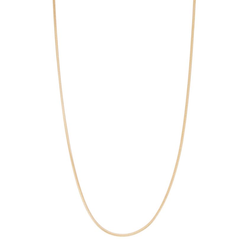 Gold-Filled 2mm Snake Necklace