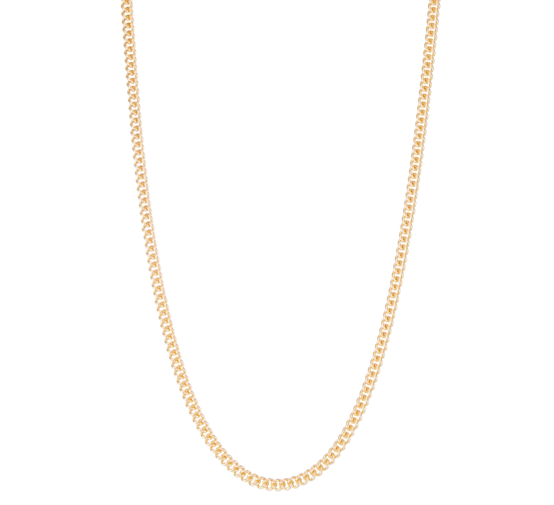 Gold-Filled 4.9mm Curb Necklace