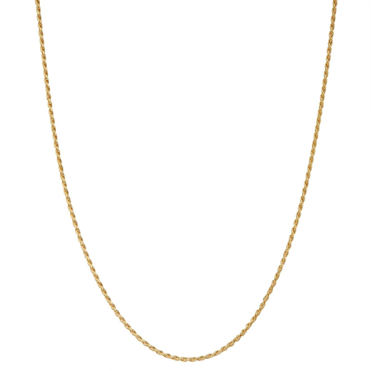 Sterling Silver Rope Chain Necklace