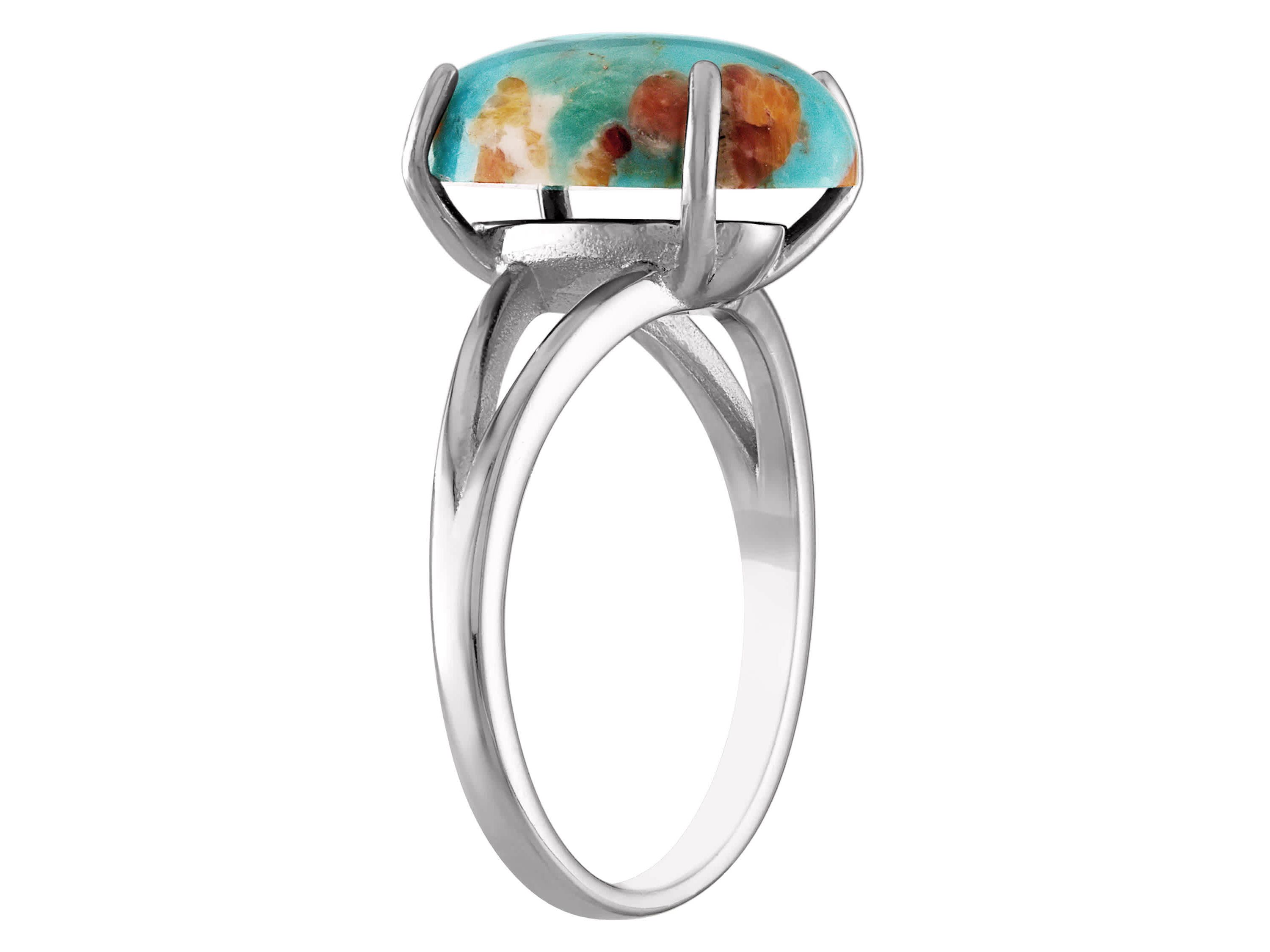 Sterling Silver Oyster Turquoise Ring