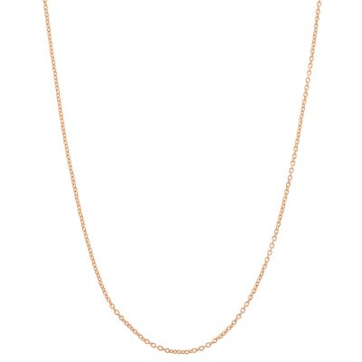 Jordan Blue NYC Men's Sterling Silver Adjustable Curb Chain, 22 in