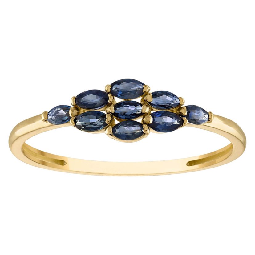 10K Gold Sapphire Ring