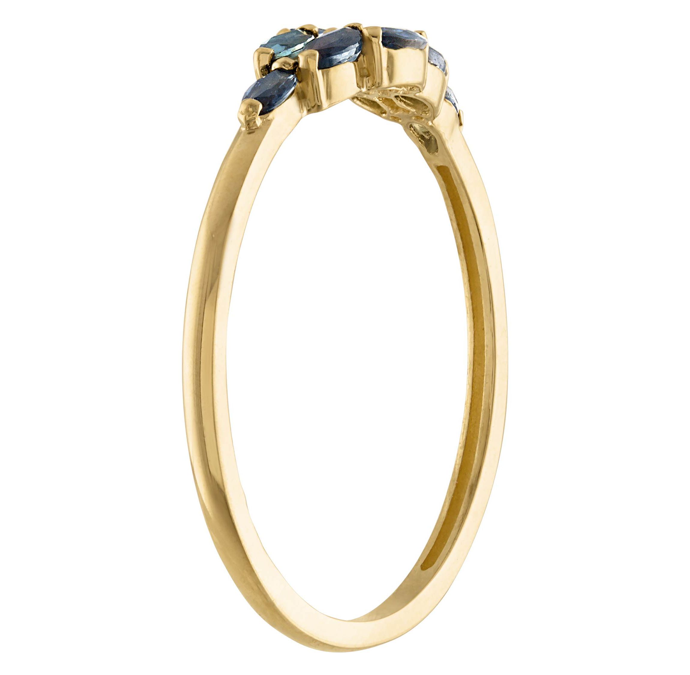 10K Gold Sapphire Ring