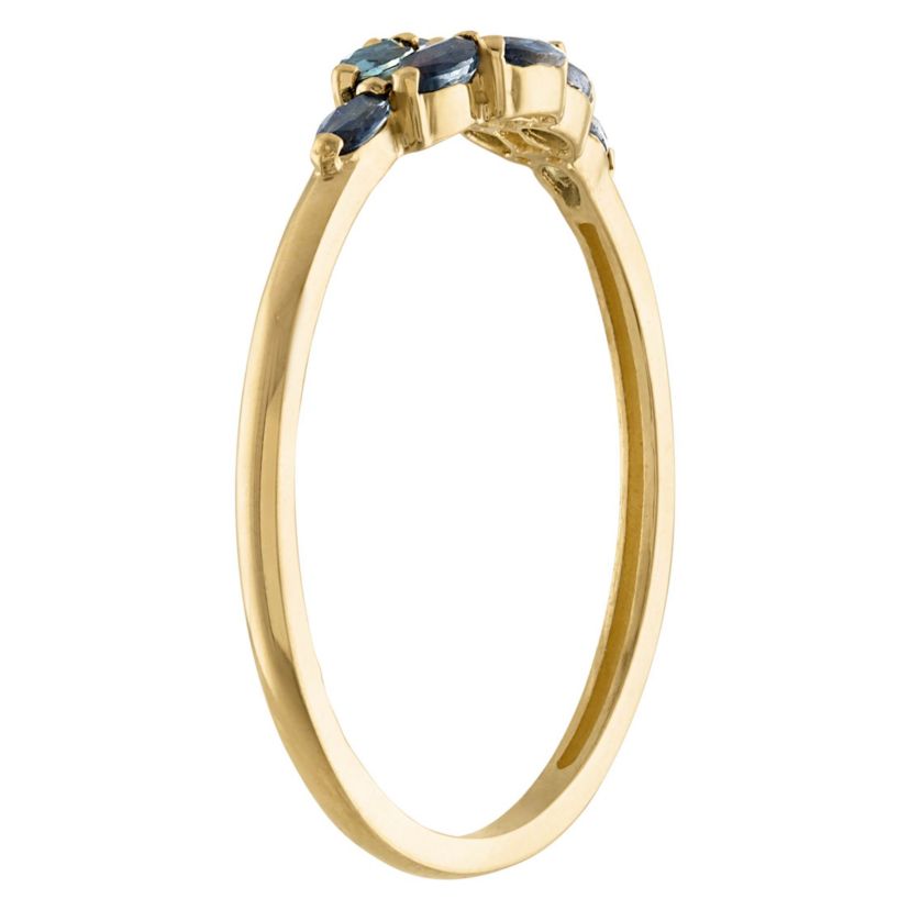 10K Gold Sapphire Ring