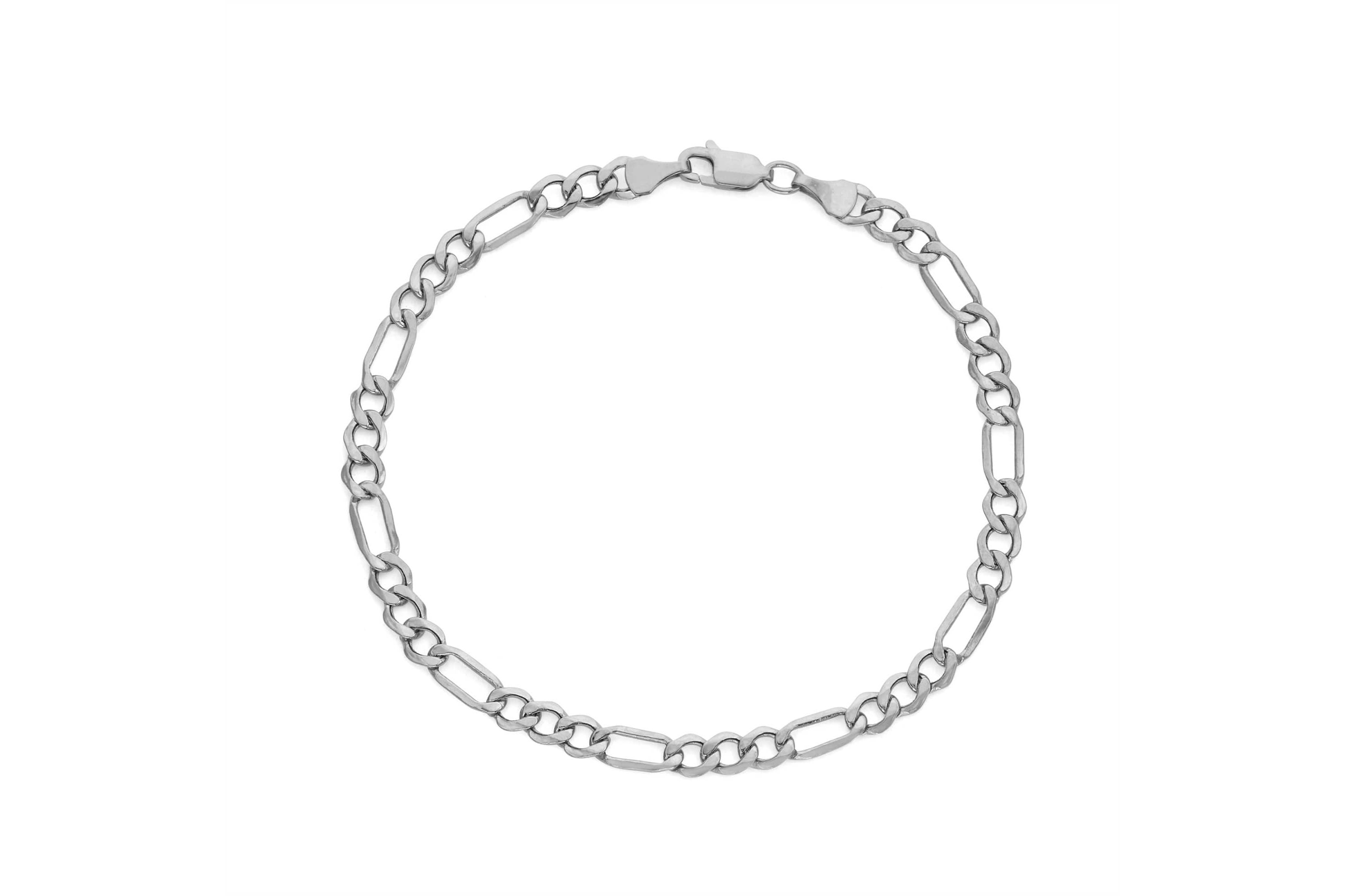 14Ktw 4.65mm Lobster Chain Bracelet