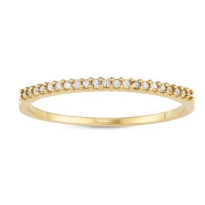 Jordan Blue NYC 10KT Gold 1/10 Cttw Diamond Band Ring, 8