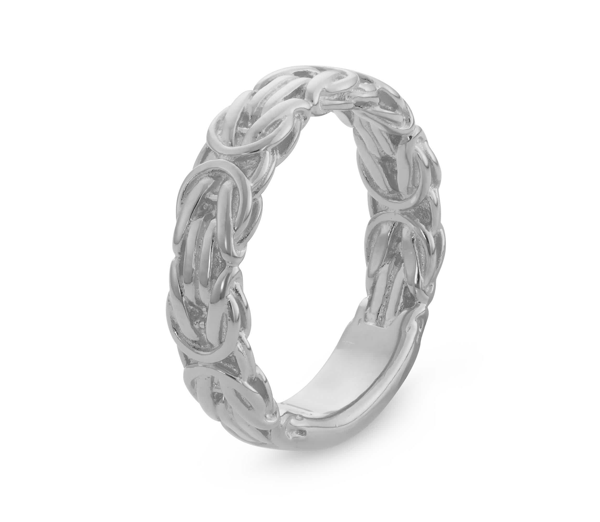 Sterling Silver Byzantine Ring