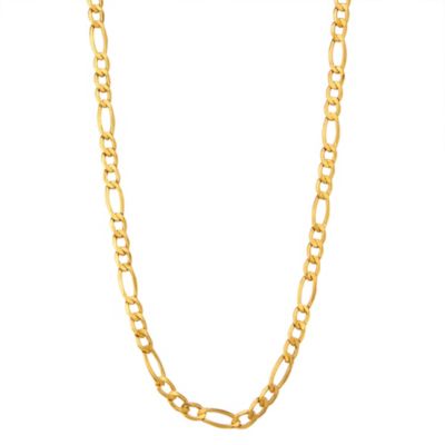 Jordan Blue NYC 10KT Gold Men's 5.65mm Figaro Chain Necklace, 18 in