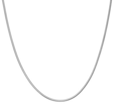 Jordan Blue NYC Sterling Silver Italian Snake Chain Necklace, White, 22 in