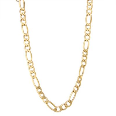 Jordan Blue NYC 14KT Gold Men's 7.2mm Figaro Chain Necklace