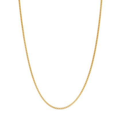 Jordan Blue NYC Sterling Silver Textured Box Chain Necklace