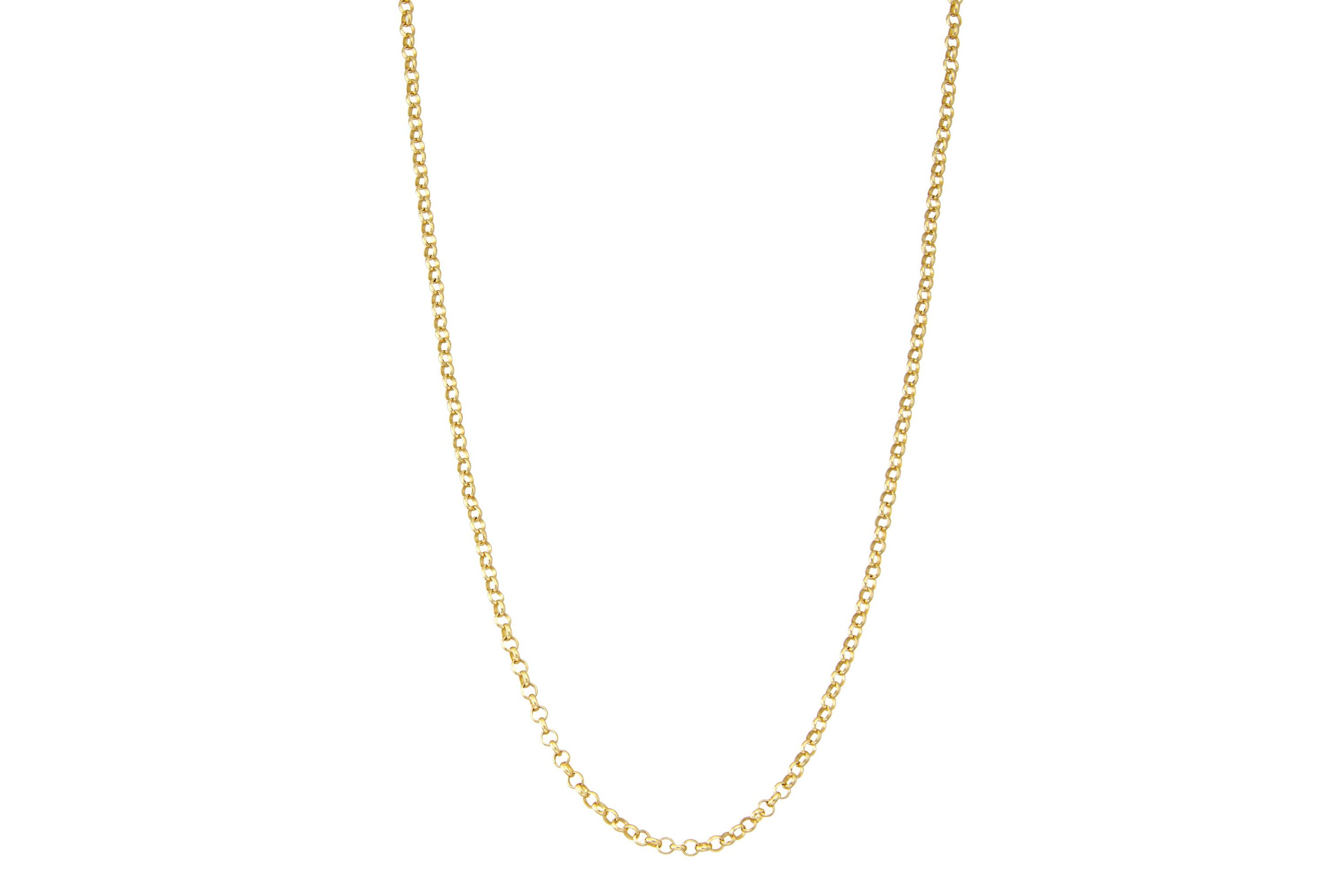 Sterling Silver 1.9mm Rolo Chain Necklace